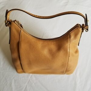 Michael Kors Tan Pebbled Leather Handbag